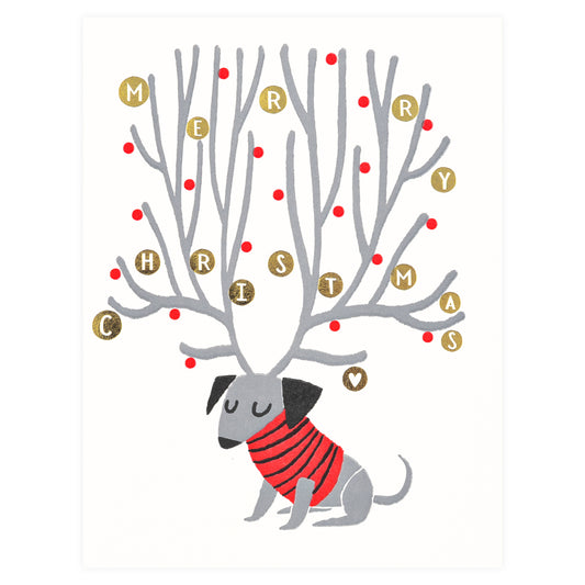 Fugu Fugu Reindeer Wiener Christmas Cards Boxed 