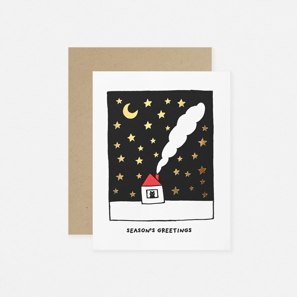 Fugu Fugu Season's Greetings Starry Night Holiday Cards Boxed 