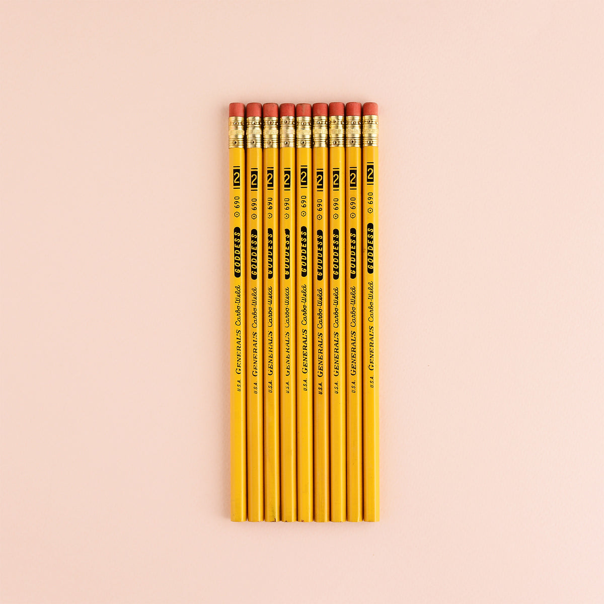 Vintage General's Goddess Carbo-Weld 690 Vintage Pencils 