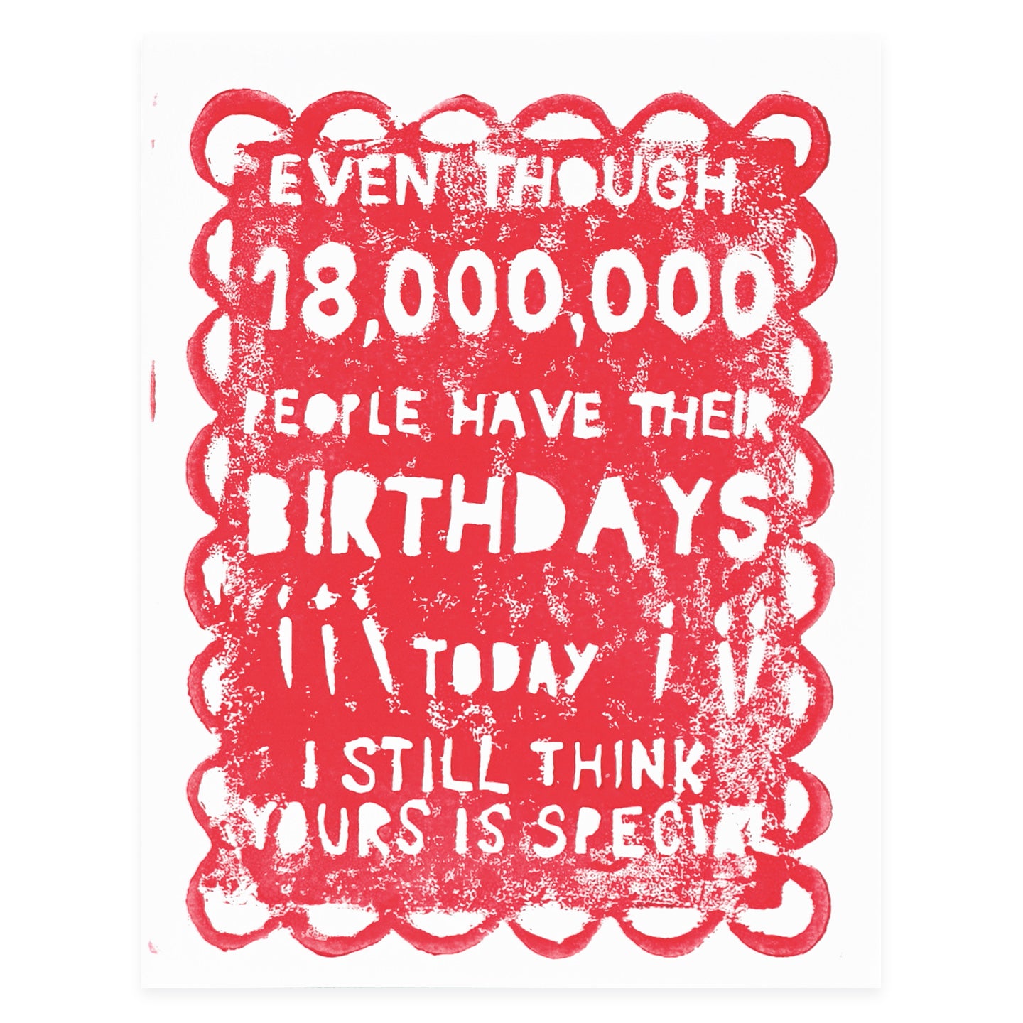 Ghost Academy 18,000,000 Birthdays Card 