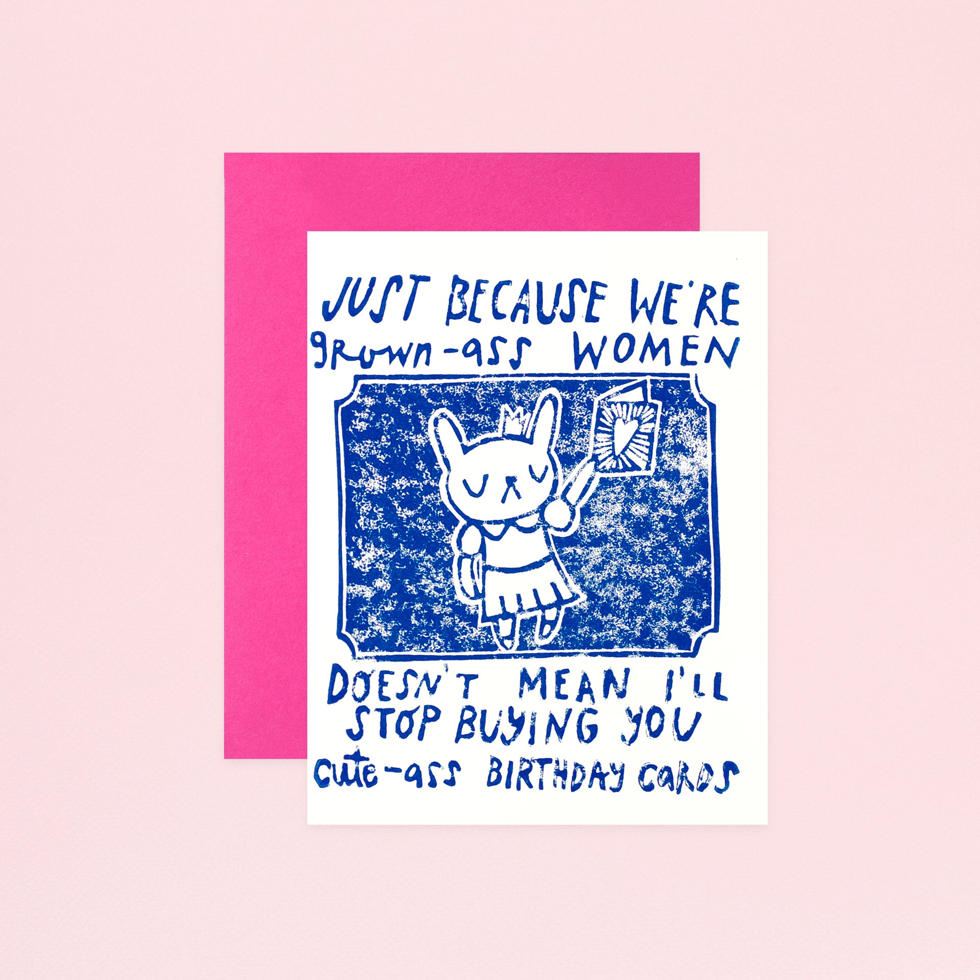 Ghost Academy Grown-Ass Women Cute-Ass Birthday Card 