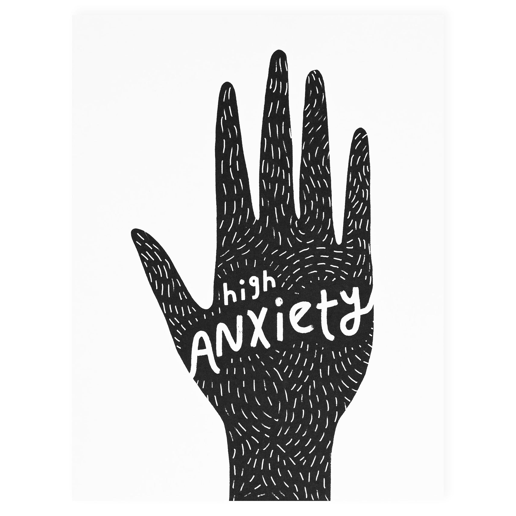 Gingiber High Anxiety Greeting Card 