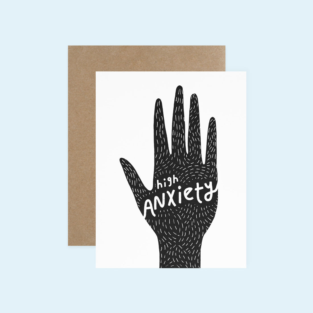 Gingiber High Anxiety Greeting Card 