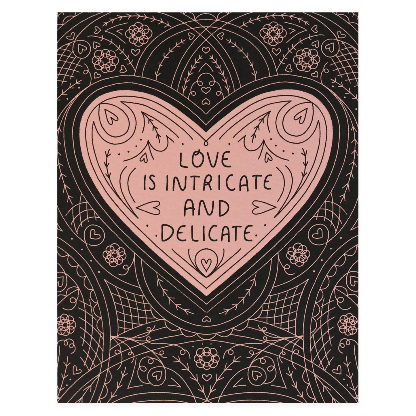 Gingiber Love is Intricate Greeting Card 