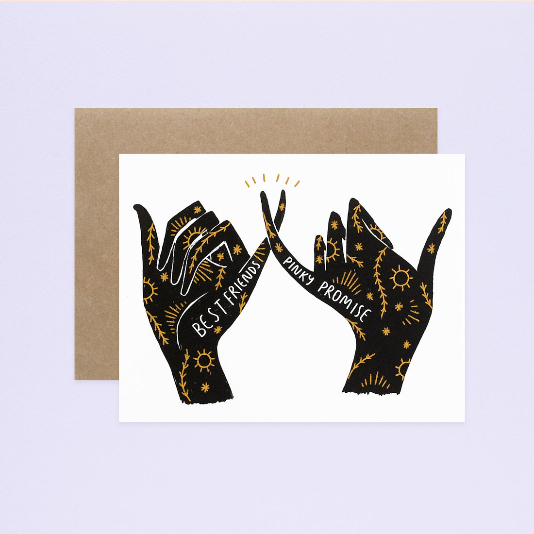 Gingiber Pinky Promise Greeting Card 