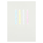 Gold Teeth Brooklyn Birthday Candles Greeting Card 