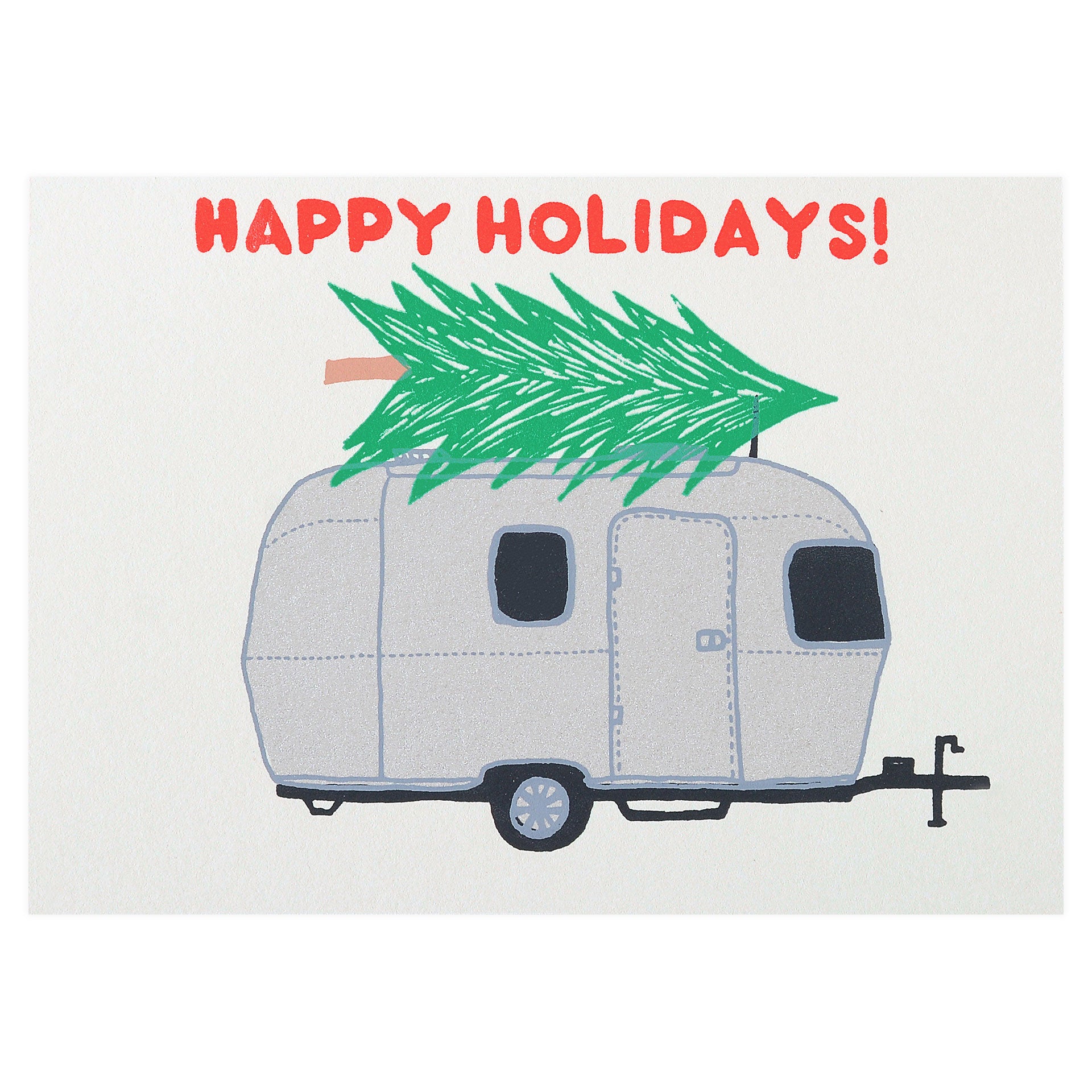 Gold Teeth Brooklyn Happy Holidays Airstream Card 