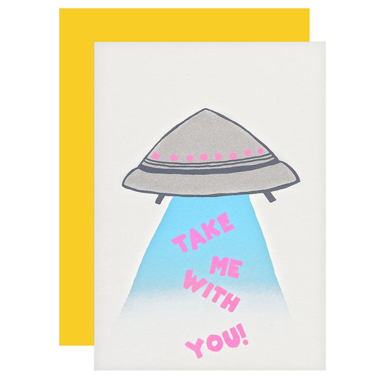 Alphabet Studios Take Me With You Greeting Card 