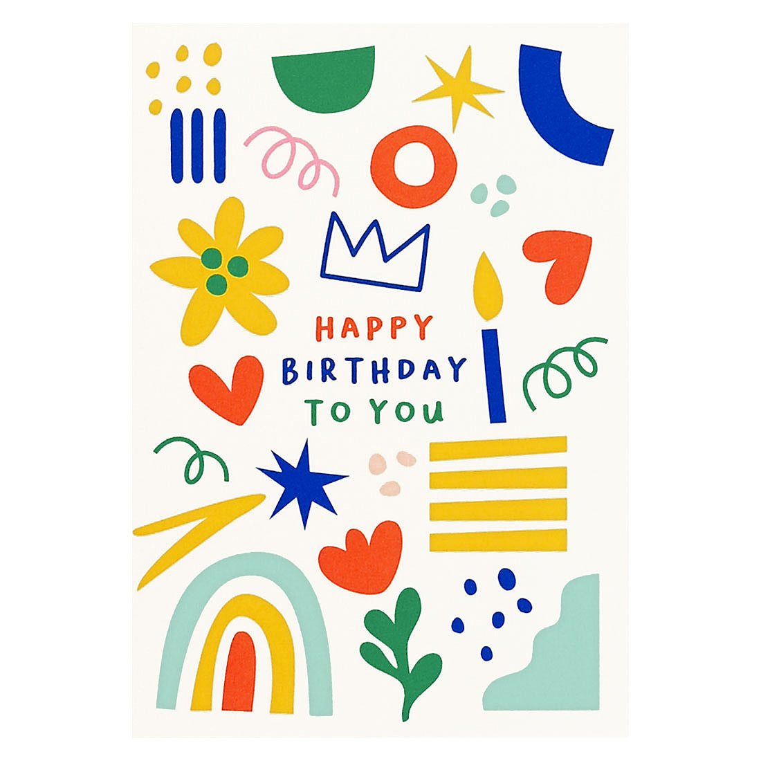 Graphic Factory Happy Birthday Card 