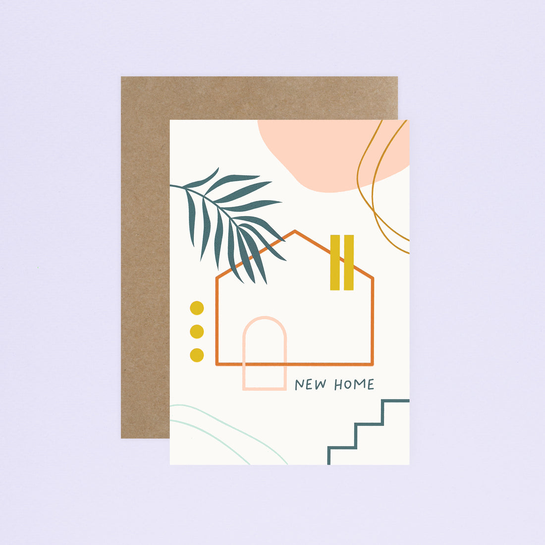 Graphic Factory New Home Greeting Card 