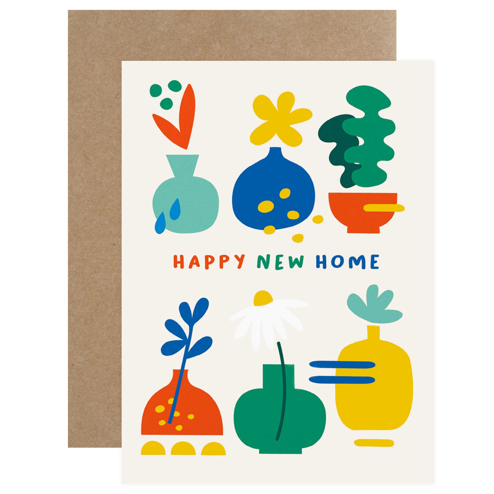 Graphic Factory Happy New Home Greeting Card 