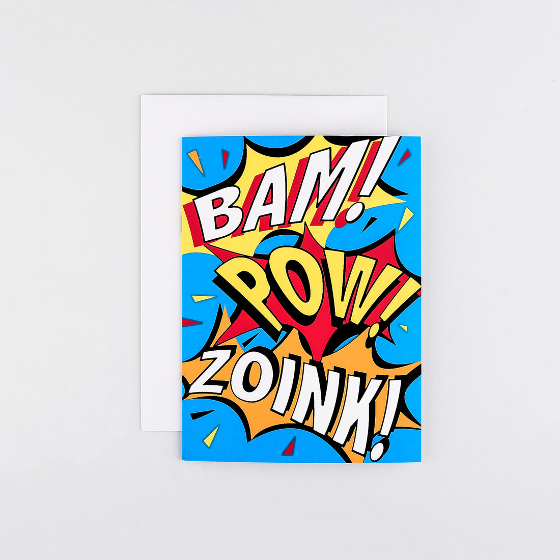 Great Arrow Graphics Bam Pow Zoink Greeting Card 