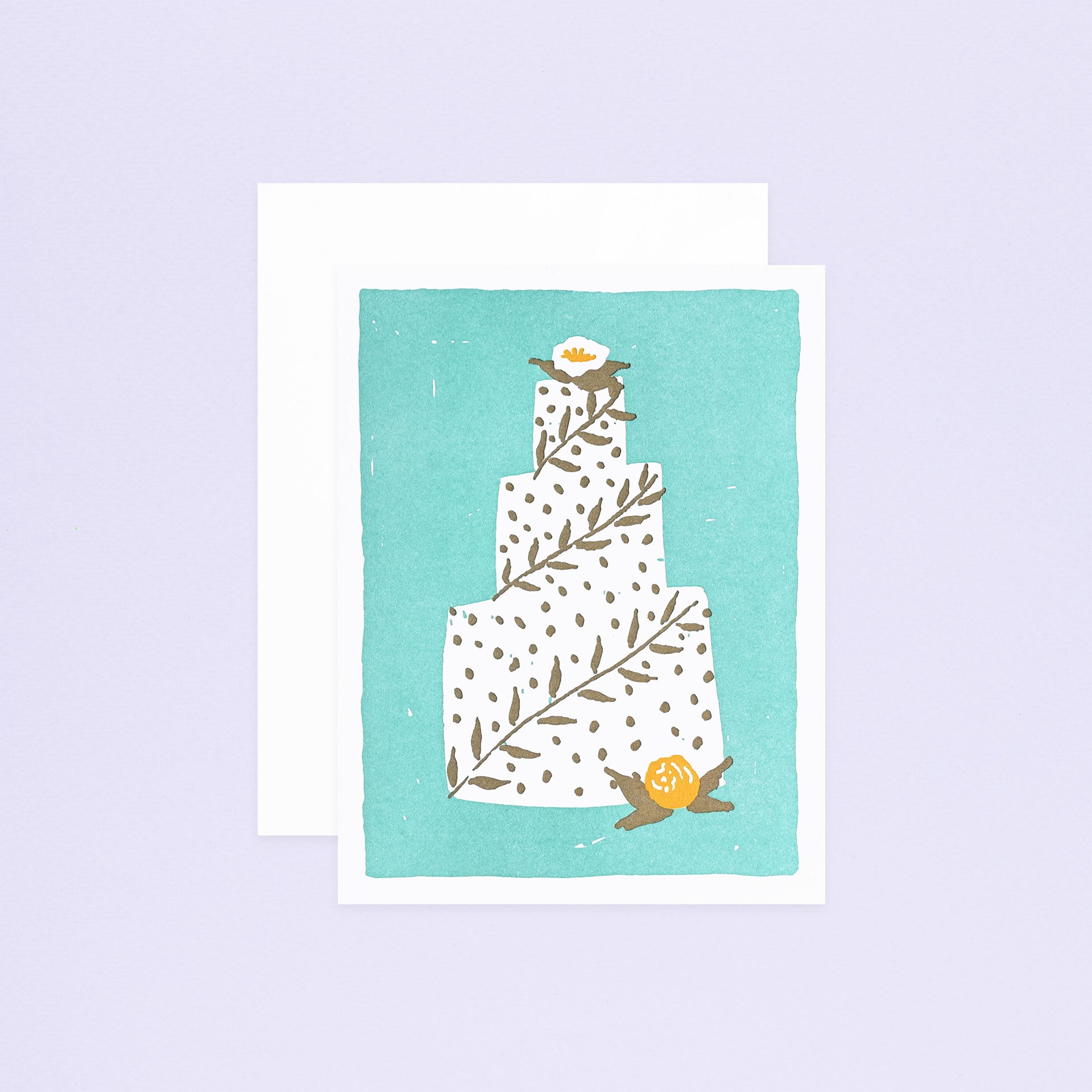 Hammerpress Wedding Cake Greeting Card 