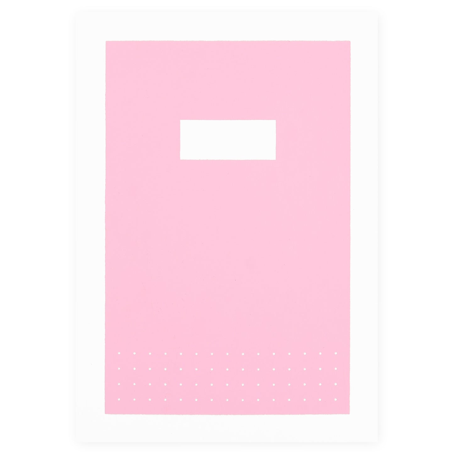 Hanaduri Hanaduri Hanji Dot Grid Notebook Cabinet A5 | 8 Colors Pink