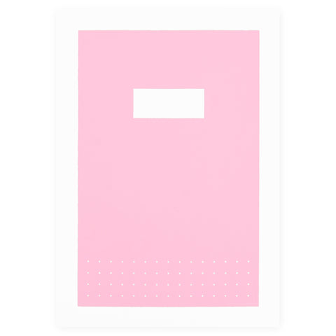 Hanaduri Hanaduri Hanji Dot Grid Notebook Cabinet A5 | 8 Colors Pink