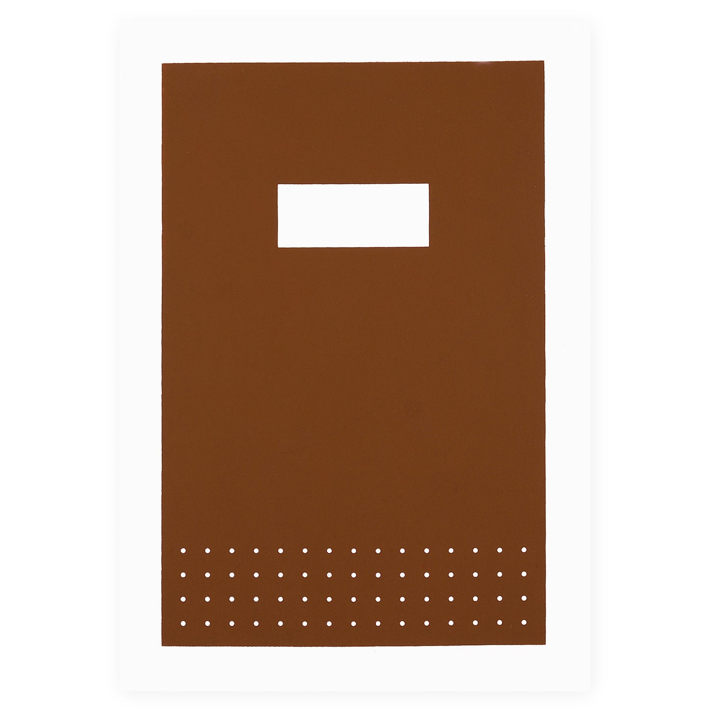 Hanaduri Hanaduri Hanji Dot Grid Notebook Cabinet A5 | 8 Colors Brown