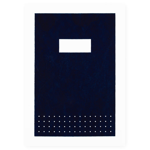Hanaduri Hanaduri Hanji Dot Grid Notebook Cabinet A5 | 8 Colors Navy