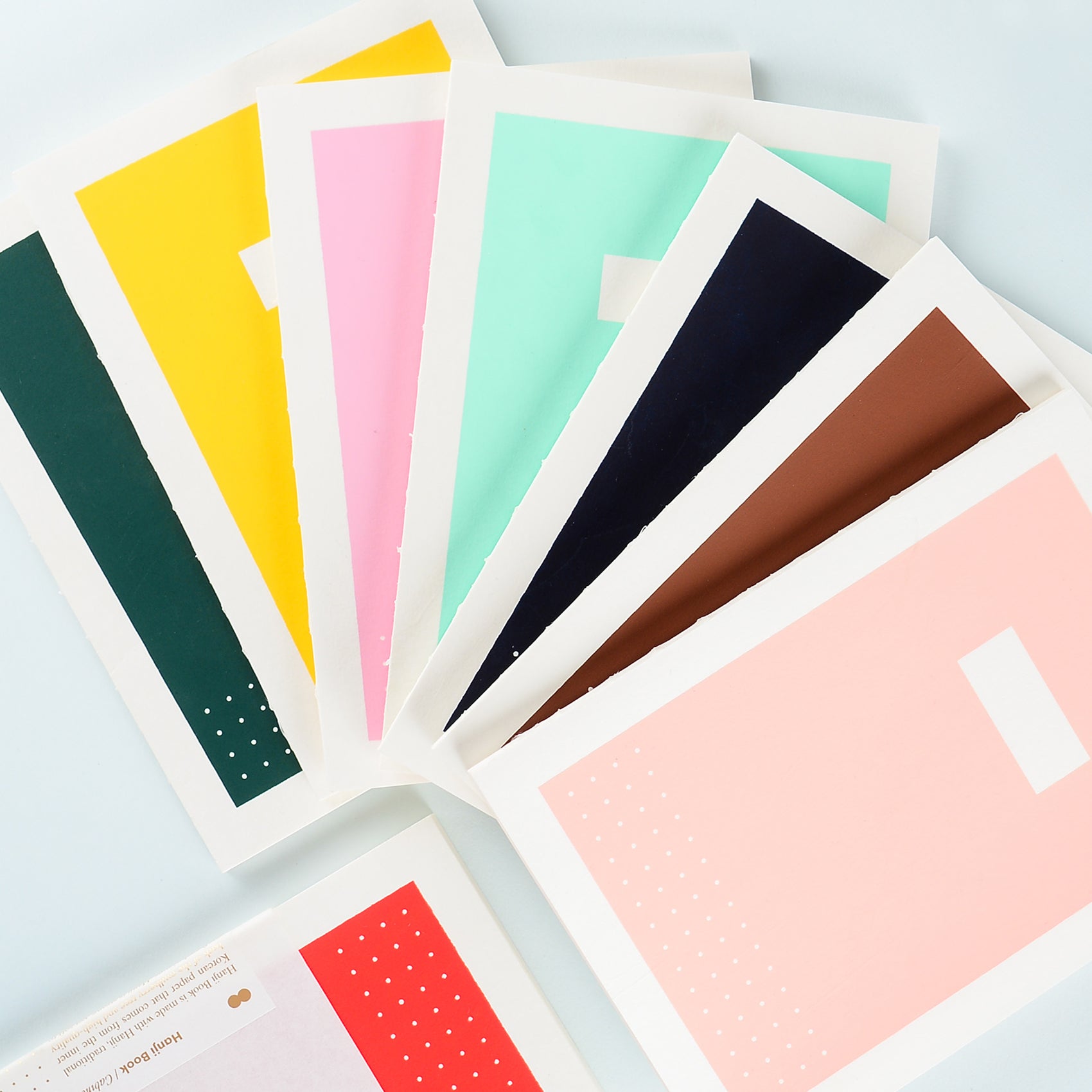 Hanaduri Hanji Dot Grid Notebook Cabinet A5 | 8 Colors