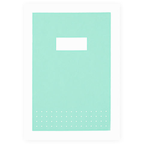 Hanaduri Hanaduri Hanji Dot Grid Notebook Cabinet A5 | 8 Colors Mint