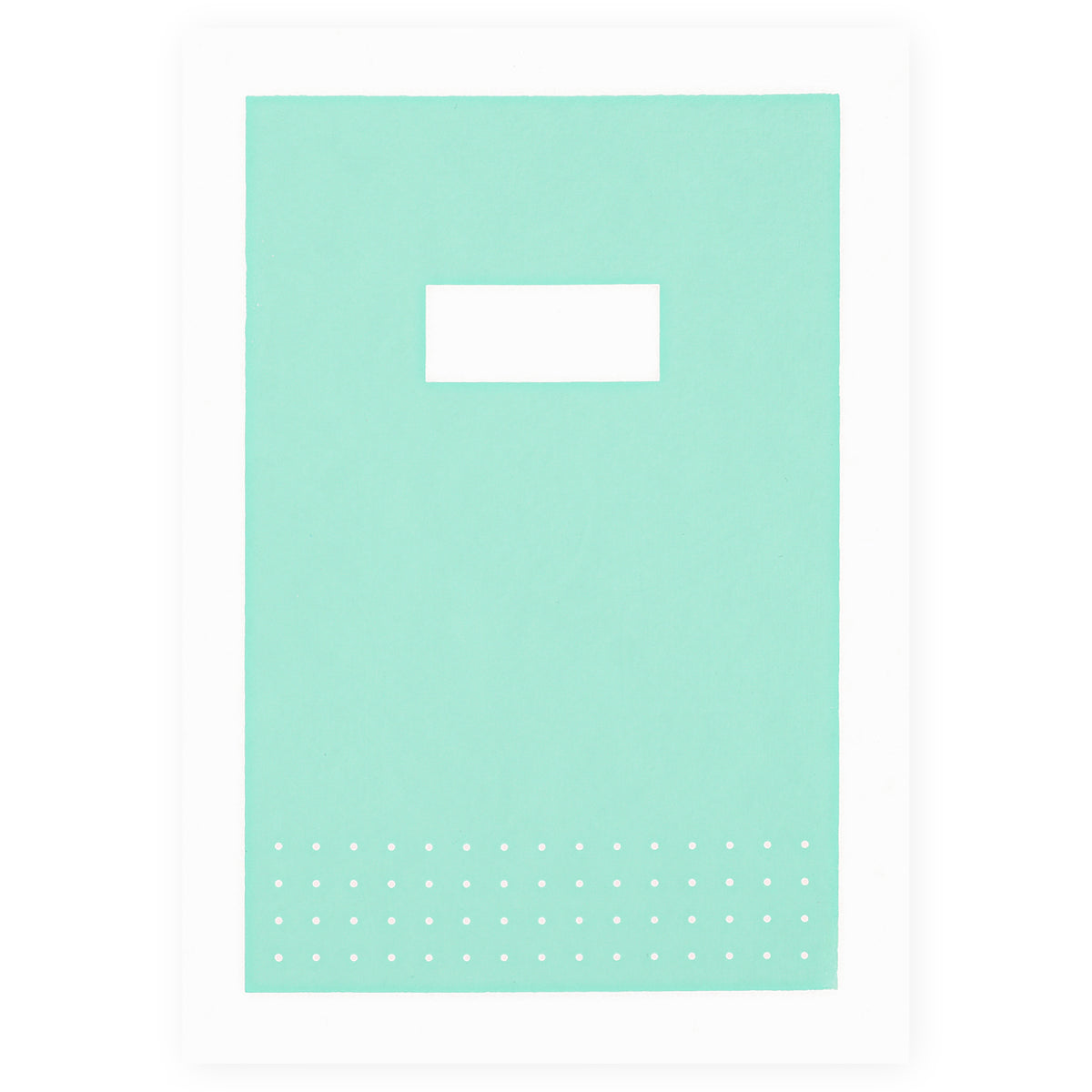 Hanaduri Hanaduri Hanji Dot Grid Notebook Cabinet A5 | 8 Colors Mint