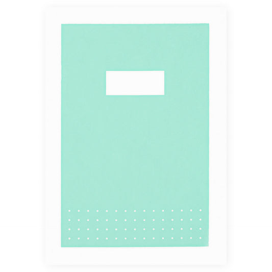 Hanaduri Hanaduri Hanji Dot Grid Notebook Cabinet A5 | 8 Colors Mint