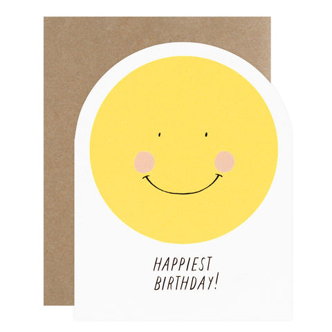 Hartland Brooklyn Happy Birthday Smiley Greeting Card 