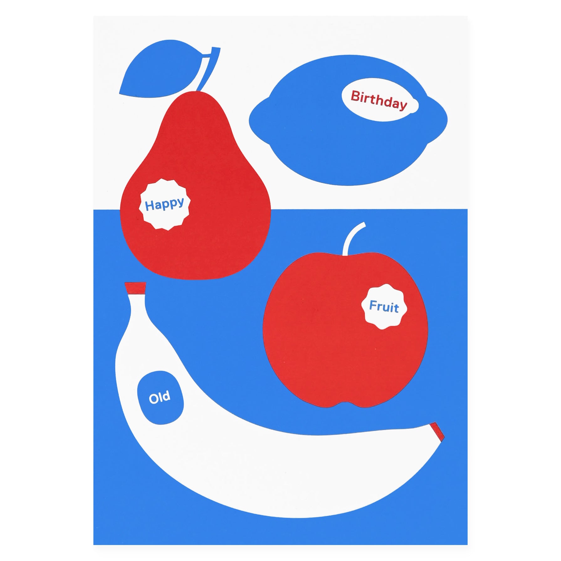 Crispin Finn Happy Birthday Old Fruit Greeting Card