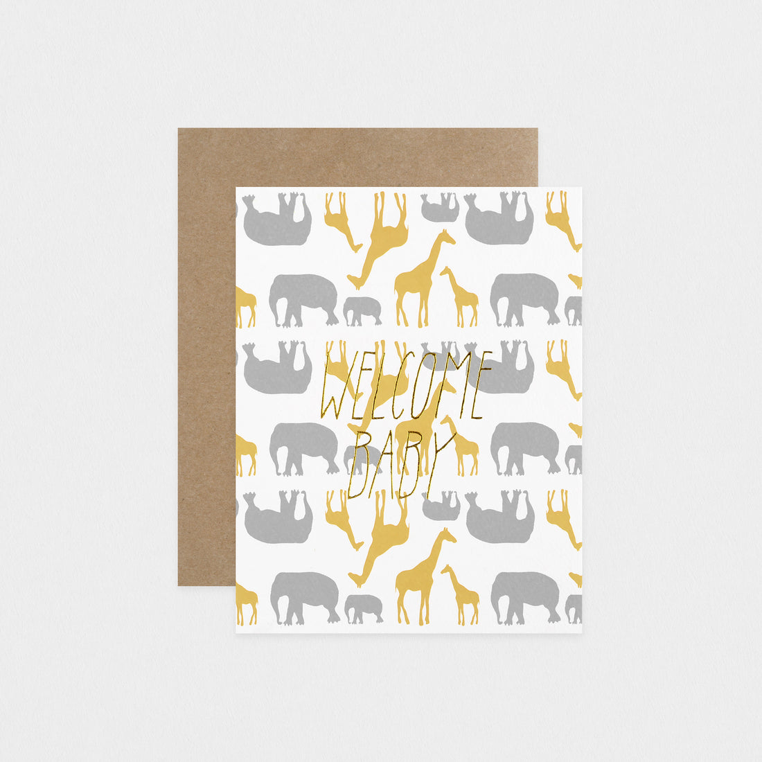 Hartland Brooklyn Baby Safari Greeting Card 