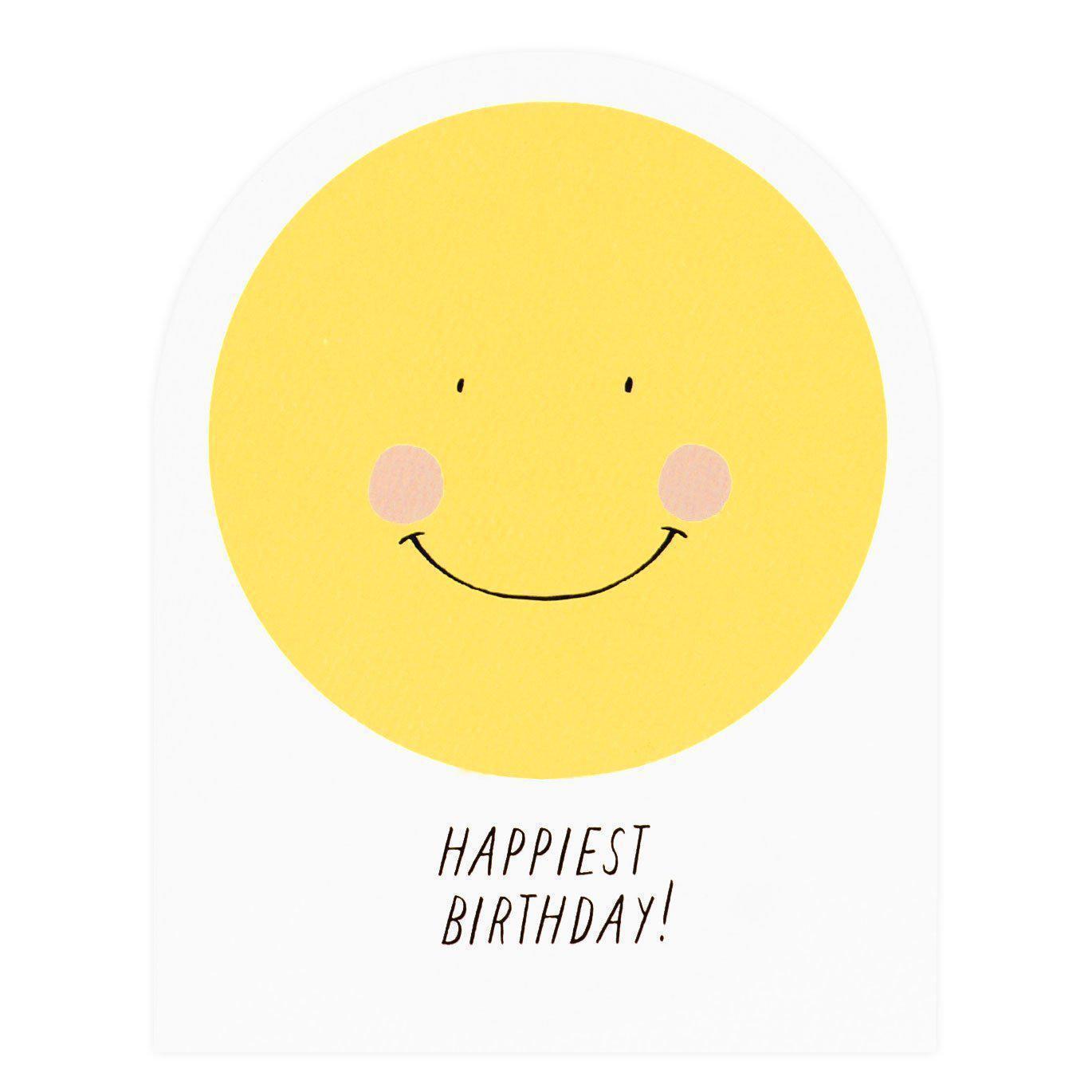 Hartland Brooklyn Happy Birthday Smiley Greeting Card 