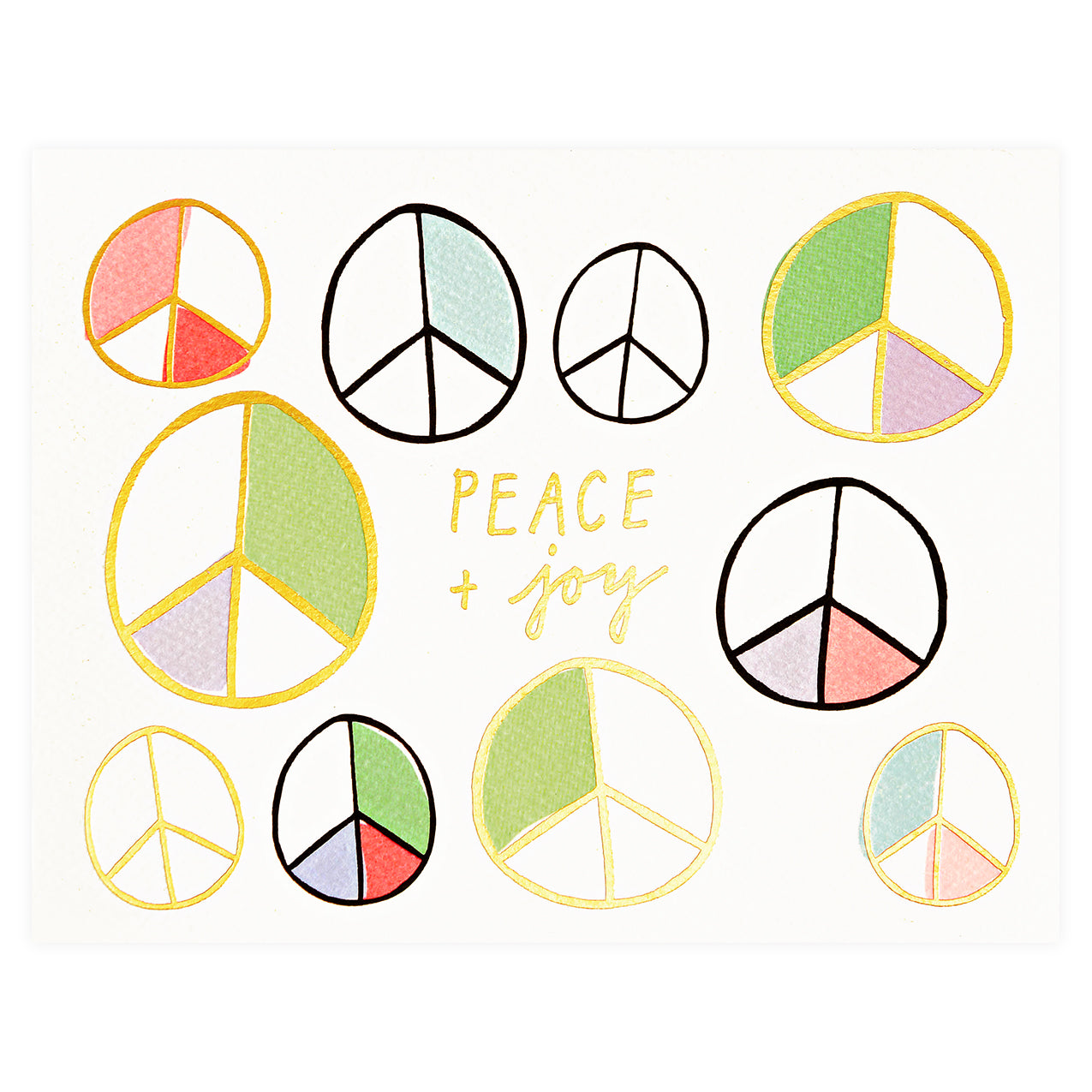 Hartland Brooklyn Peace and Joy Holiday Cards Boxed 