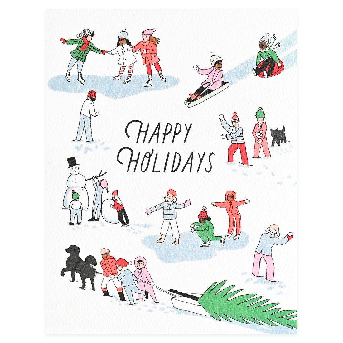 Hartland Brooklyn Snowy Holiday Cards Boxed 
