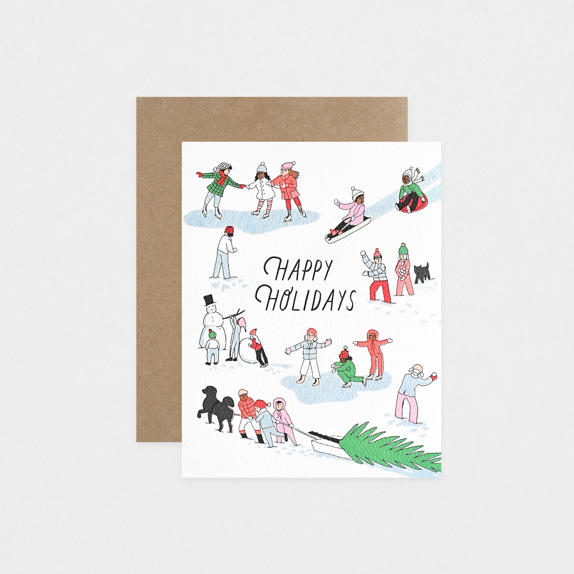 Hartland Brooklyn Snowy Holiday Cards Boxed 