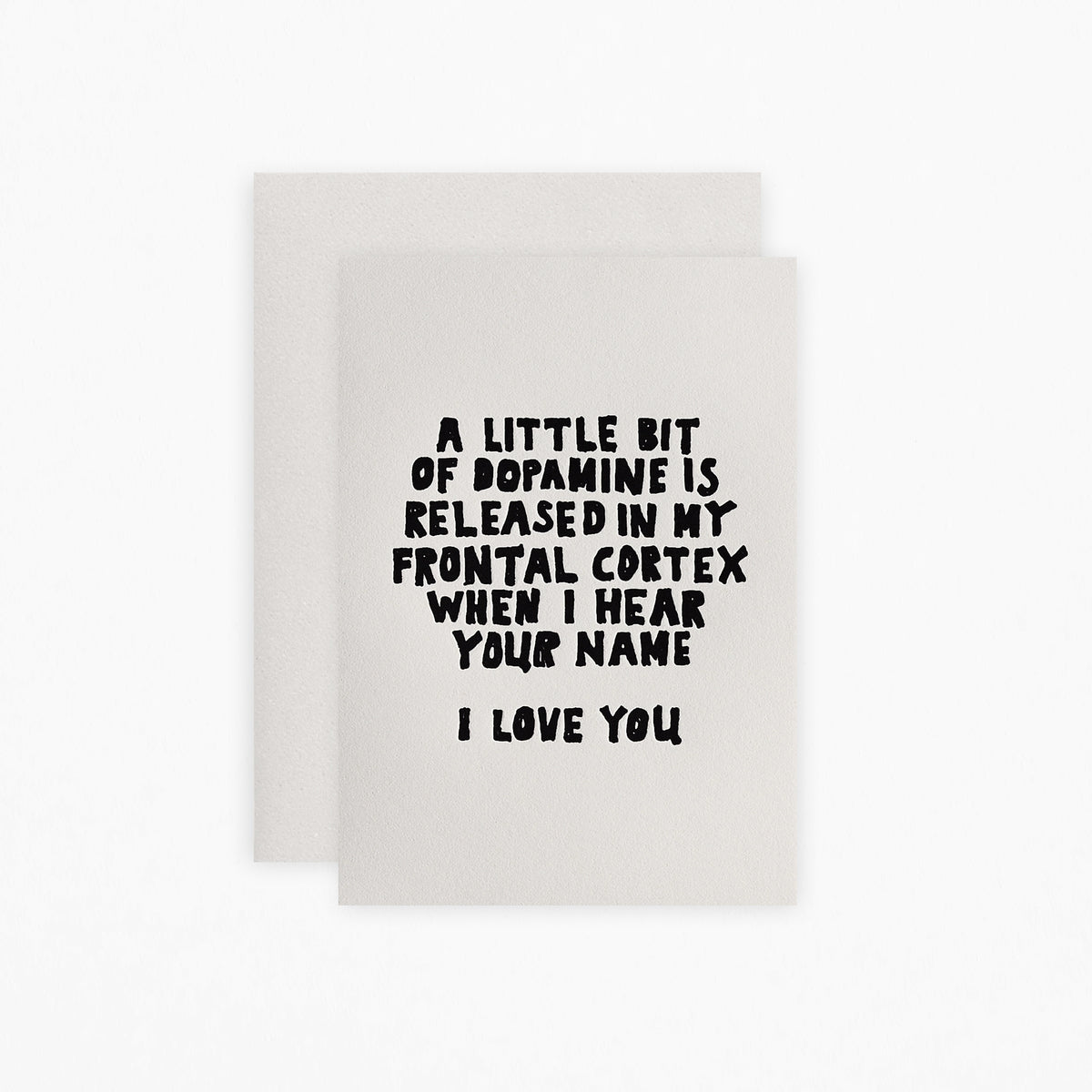 Hat Wig Glove Dopamine Love Greeting Card 