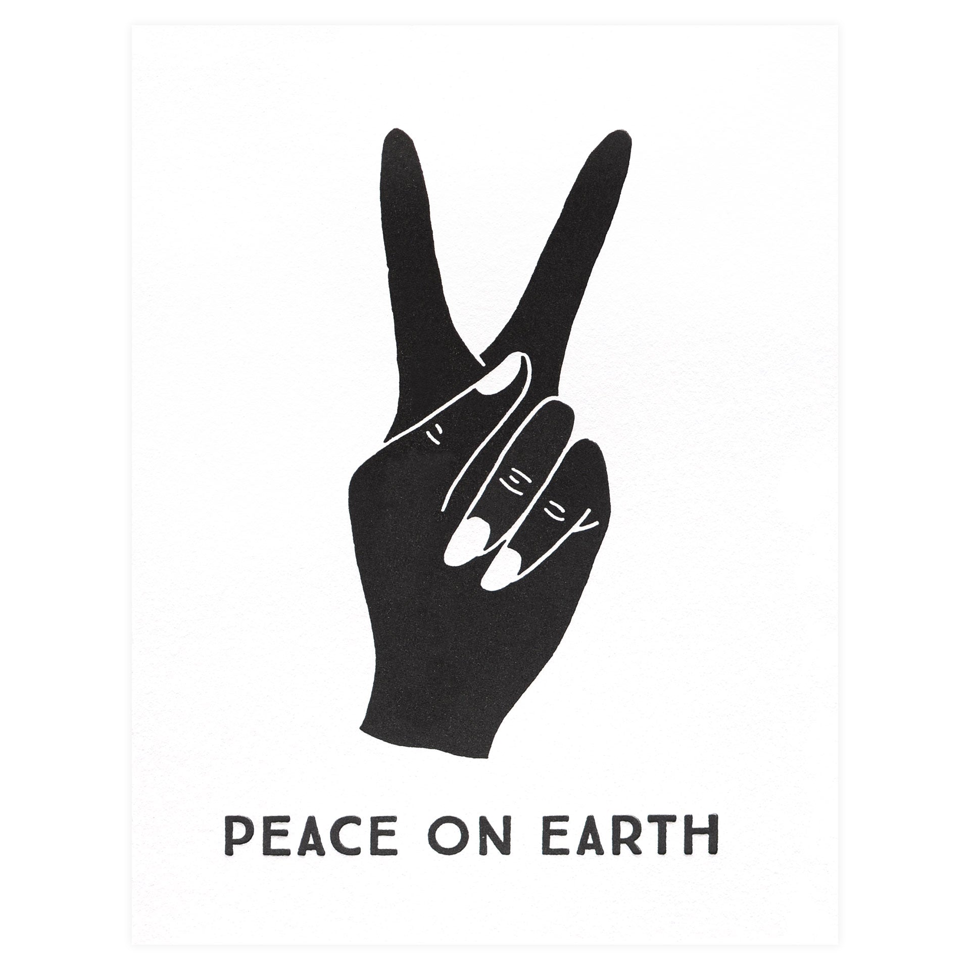Hello Paper Co. Peace on Earth Greeting Card 