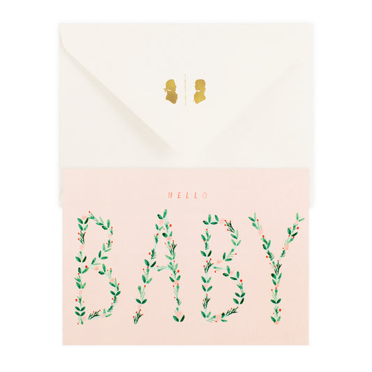 Mr. Boddington's Studio Hello Baby Greeting Card 