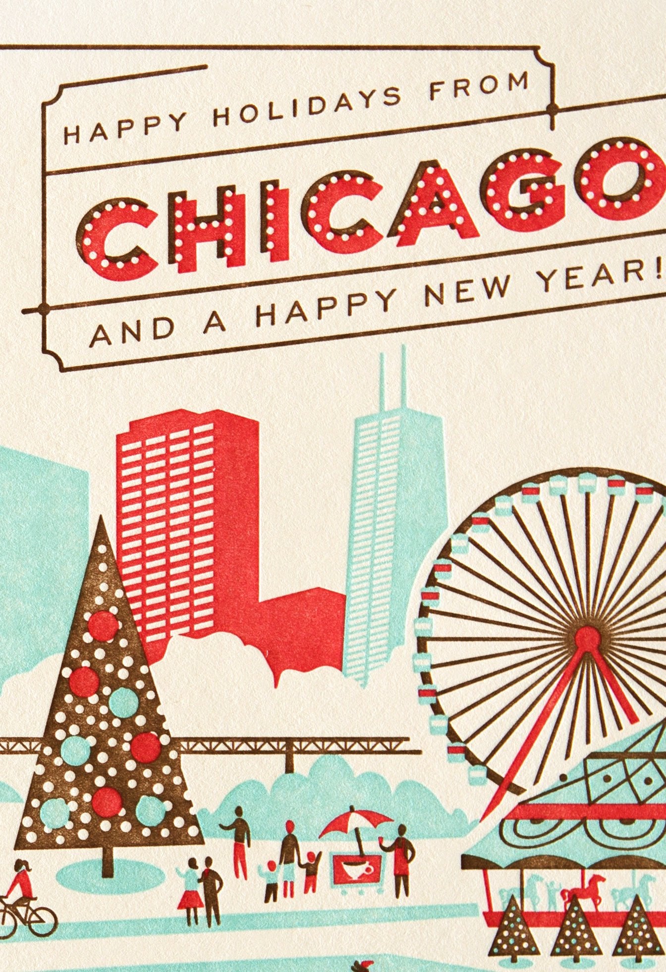 Hello Lucky Happy Holidays From Chicago 