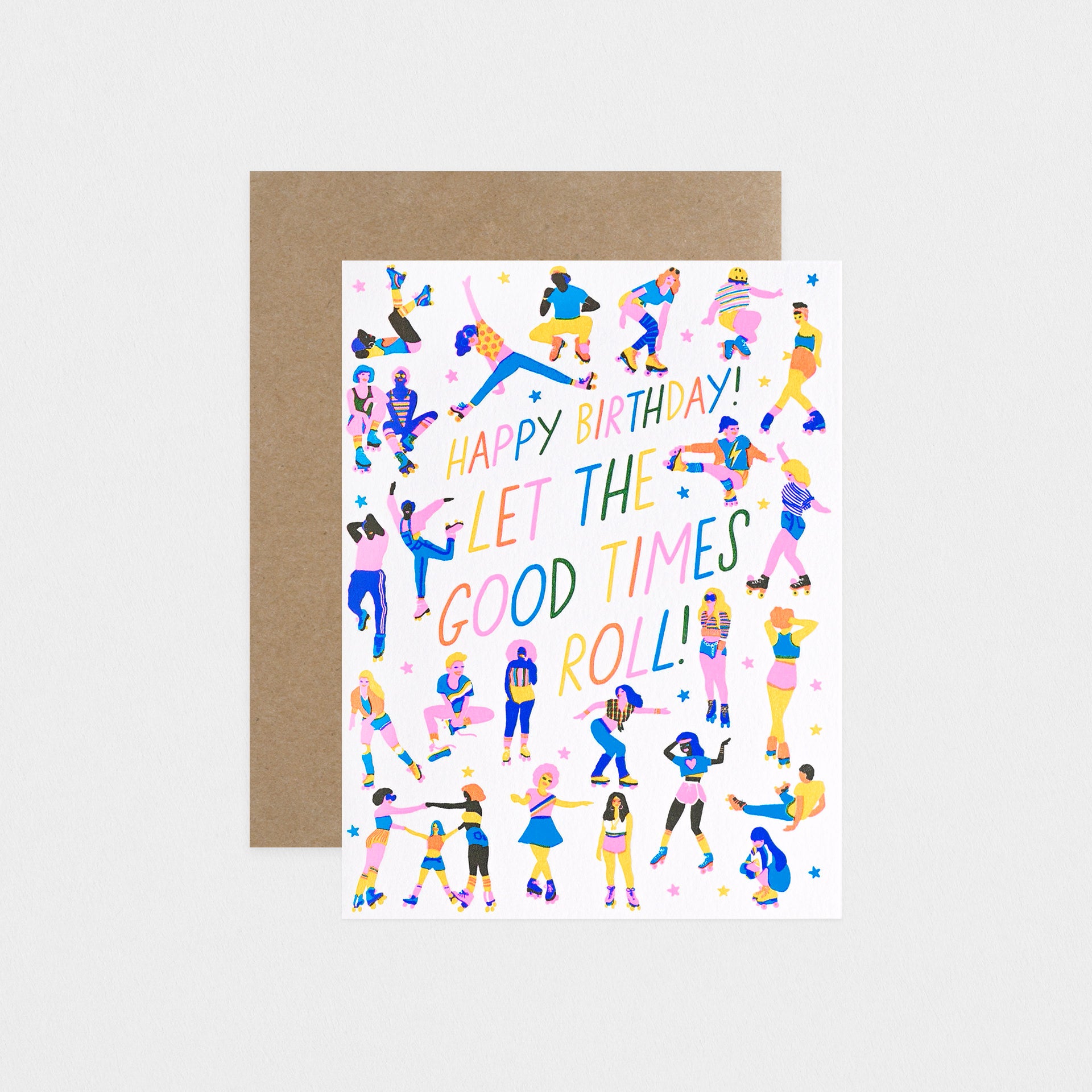 Hello Lucky Roller Peeps Birthday Card 