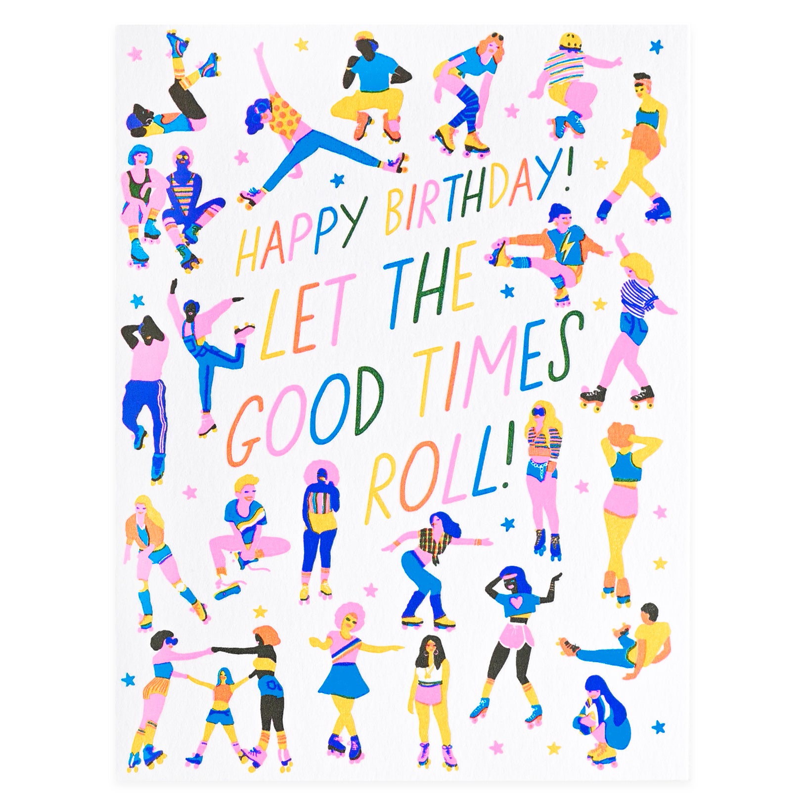 Hello Lucky Roller Peeps Birthday Card 