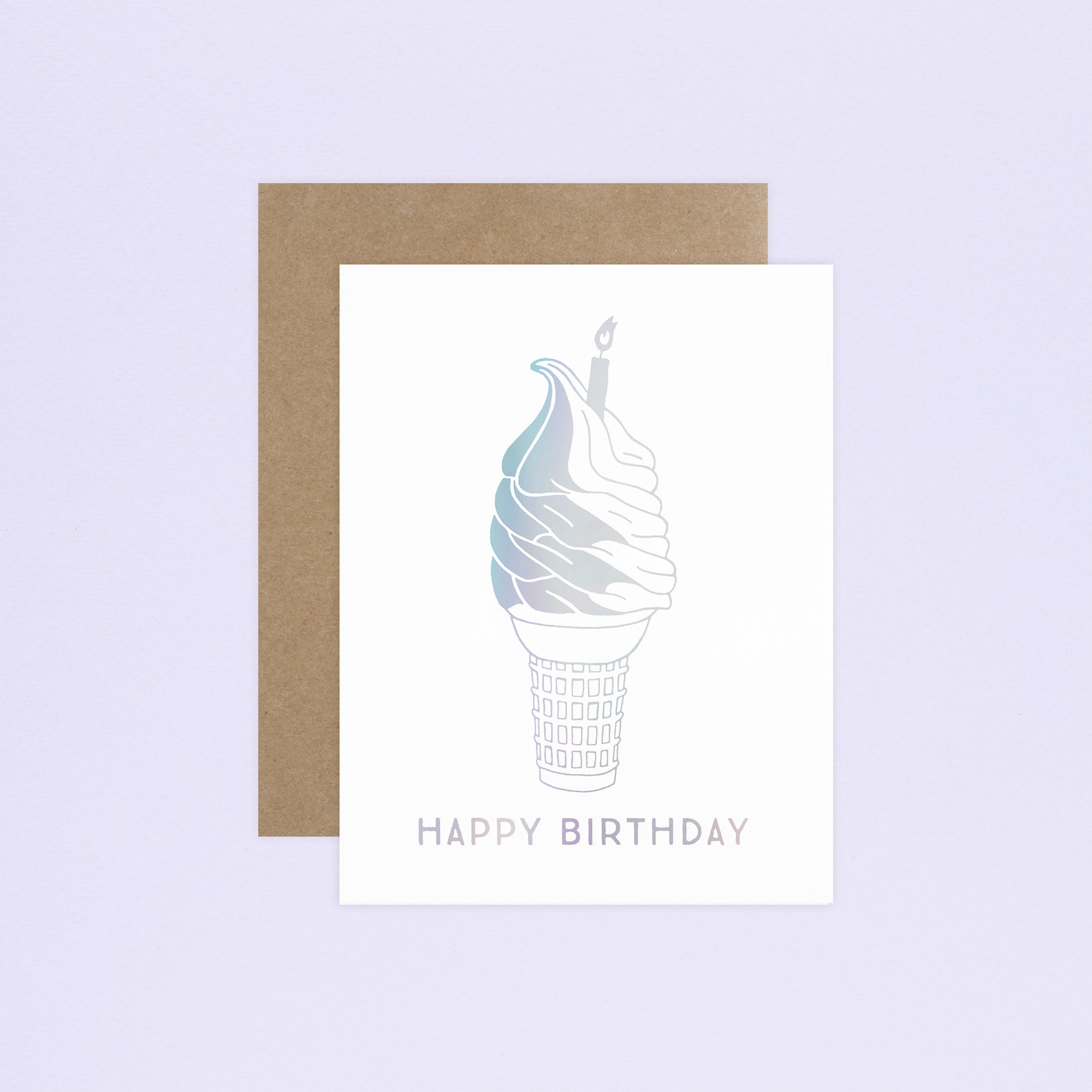 Birthday Cone Greeting Card