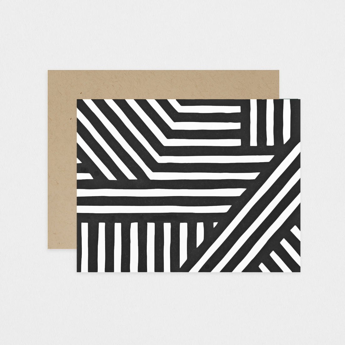 Hello Paper Co. Bold Stripes Pattern Greeting Card 
