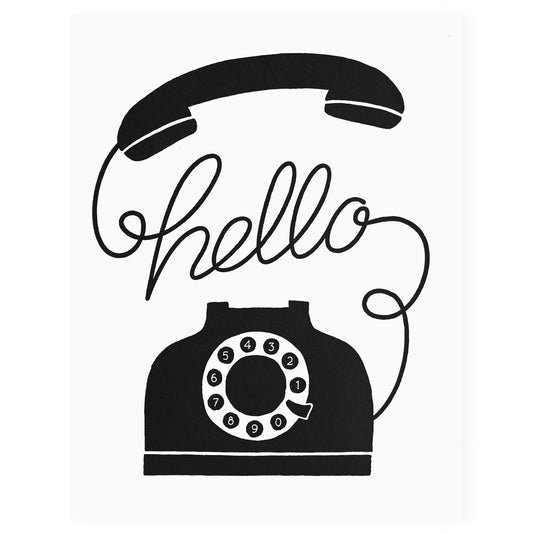 Hello Paper Co. Hello Phone Greeting Card 