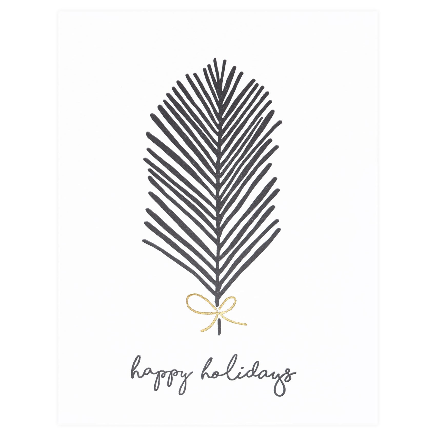 Hello Paper Co. Holiday Fern Greeting Card 