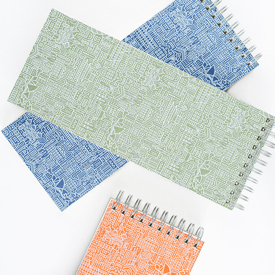 The City Works Hello World Weekly Planner | Blue, Green Or Rust 
