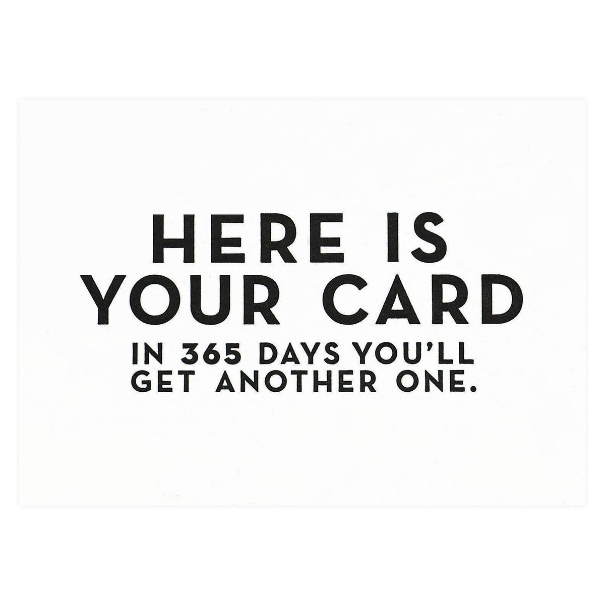 Constellation & Co. Here Is Your Card Birthday Card 