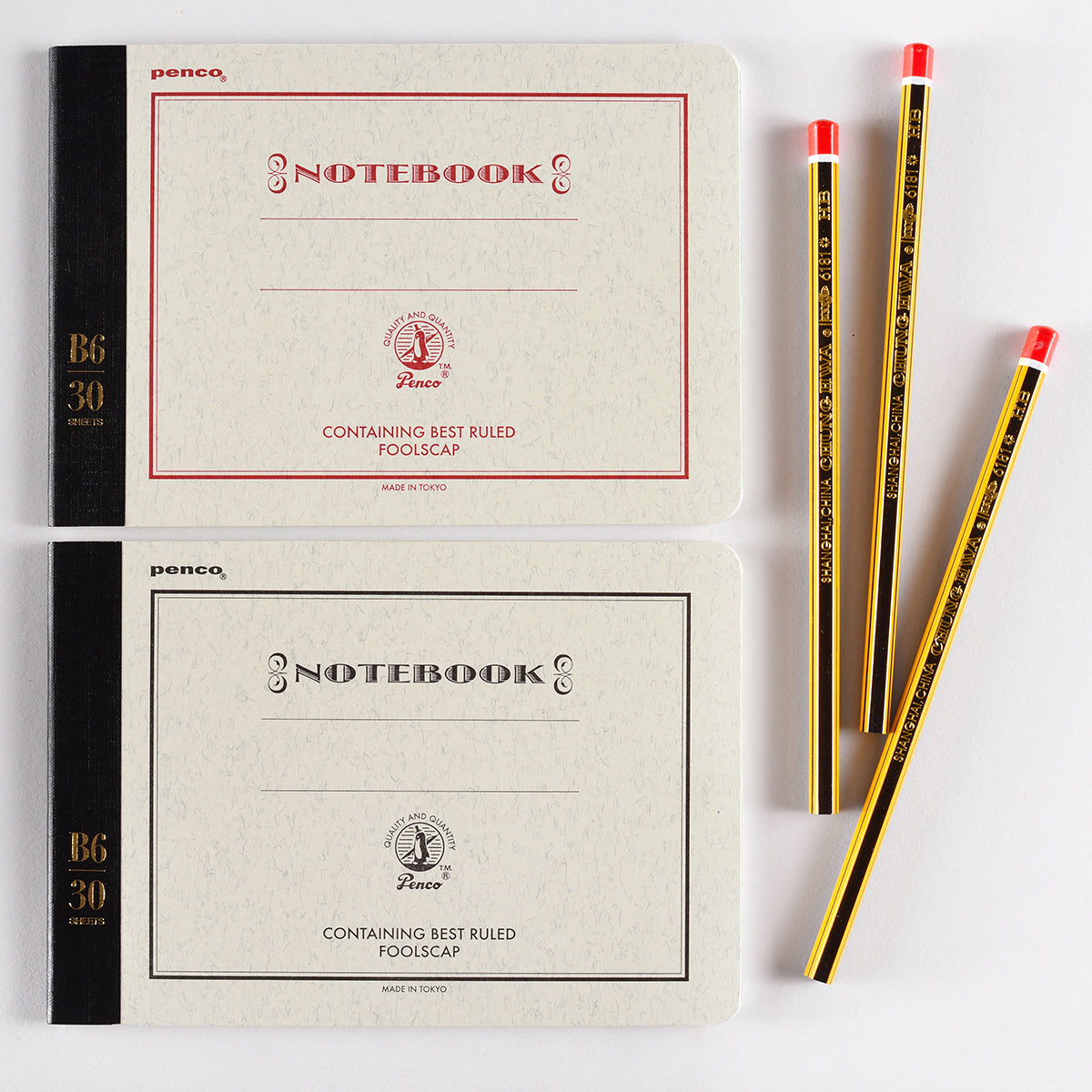 Hightide Penco Foolscap Notebook B6 | In four colors 