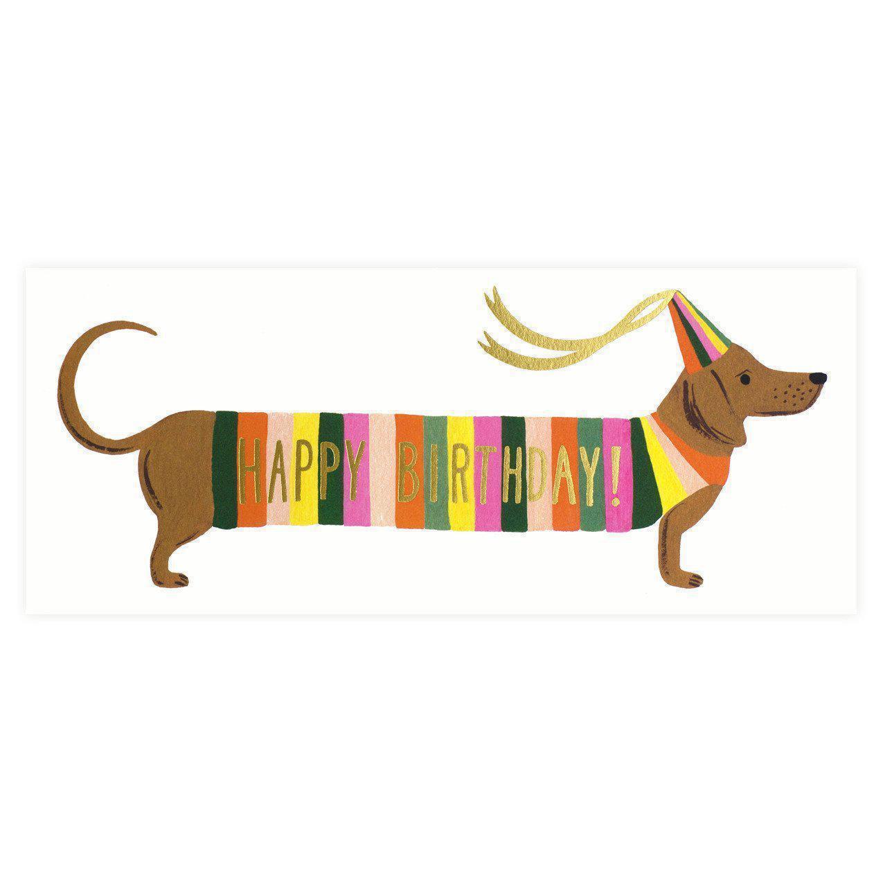 Rifle Paper Co. Hot Dog Birthday Card 