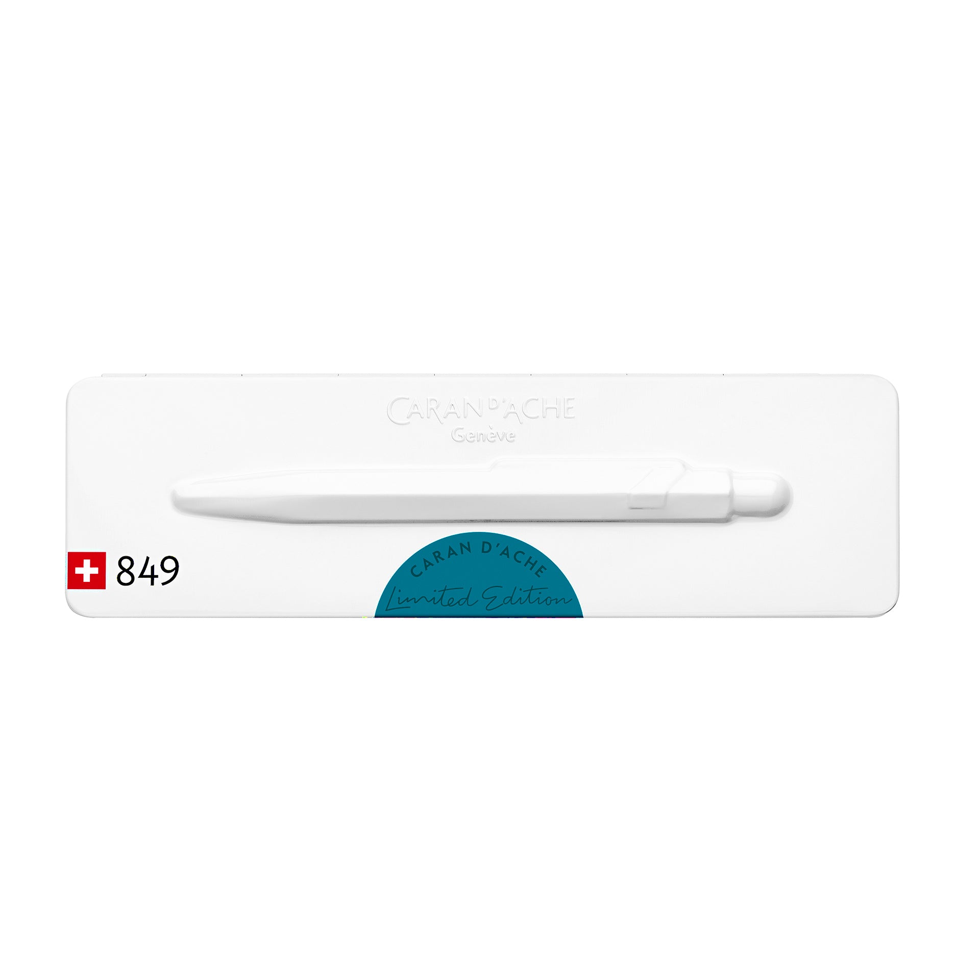 Caran d'Ache Caran d'Ache Ice Blue Claim Your Style Monochromatic Ballpoint Pen Limited Edition 