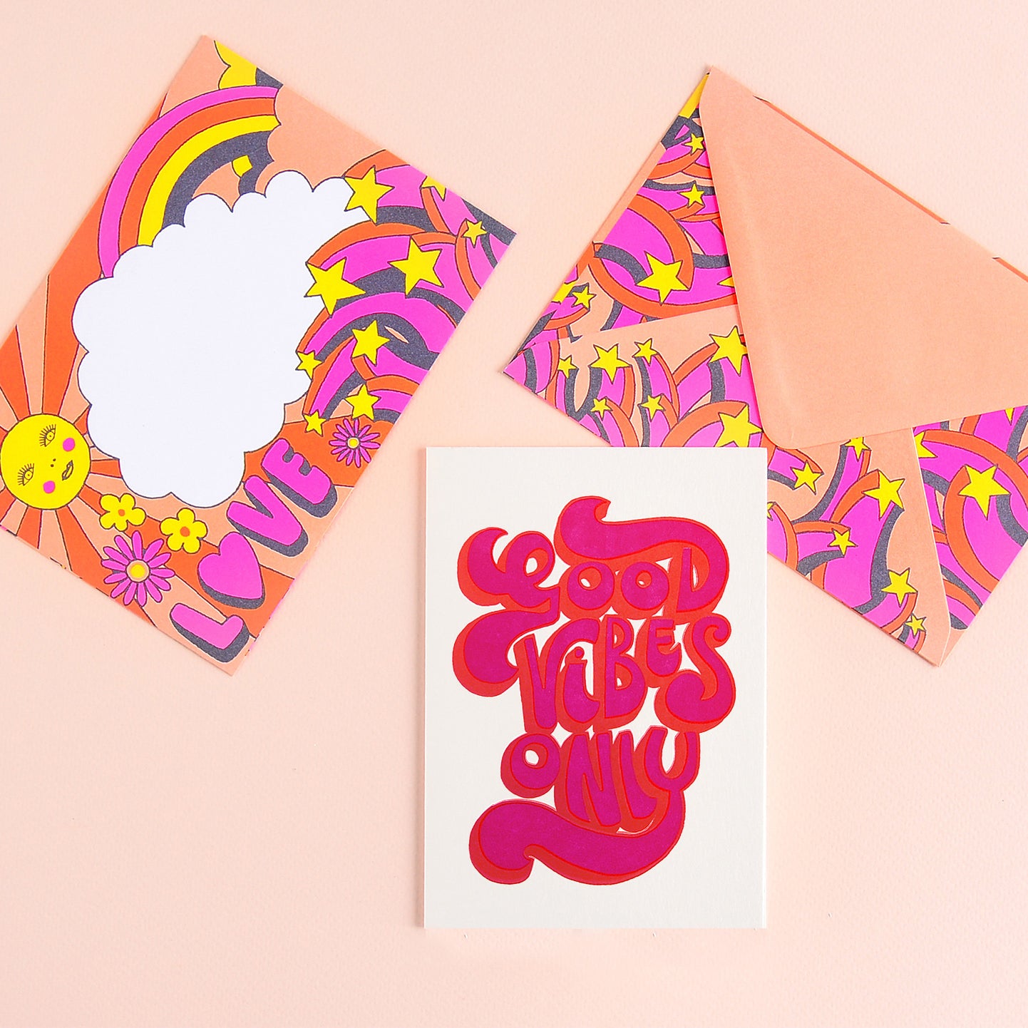 Imogen Owen Good Vibes Only Greeting Card 