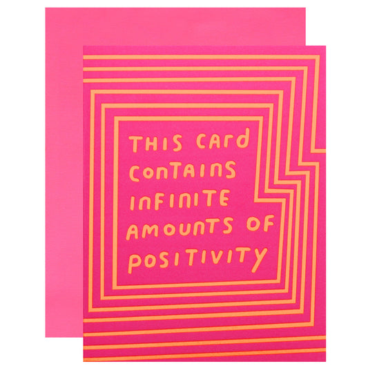 Ashkahn Infinite Positivity Greeting Card 