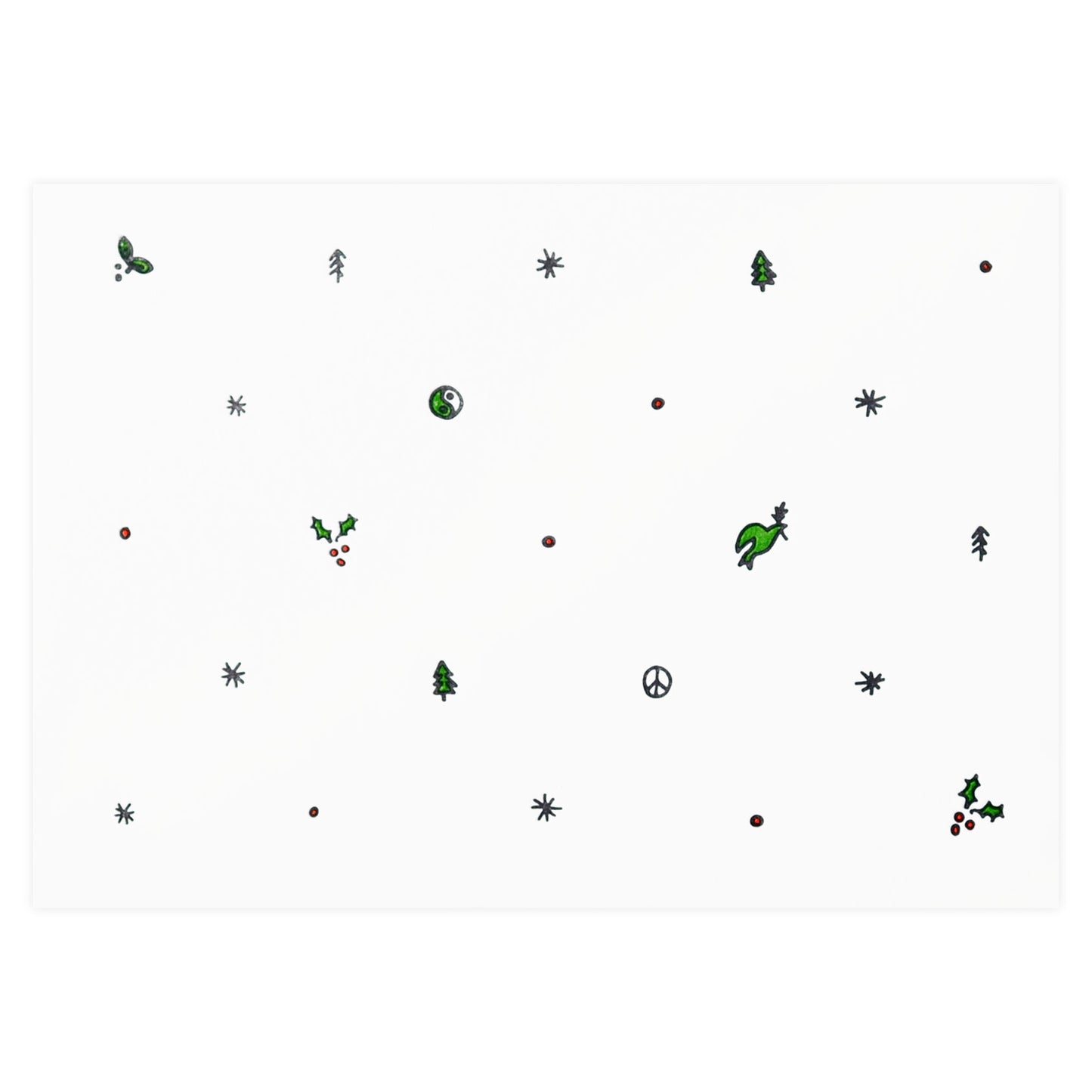 Iron Curtain Press Holiday Pattern Cards Boxed GREER Chicago